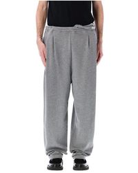 Magliano - Graue Melange Plissee Sweatpants Ss25 - Lyst