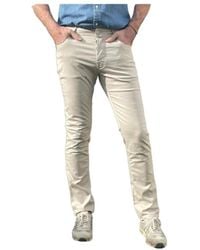 Jacob Cohen - Slim-Fit Trousers - Lyst