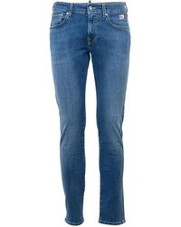 Roy Rogers - Italienische slim-fit stretch denim jeans - Lyst