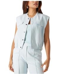 Aaiko - Jassen ,Blauw ,Leer Olivia R Pes 345 - Lyst