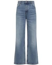 Ami Paris - Blauwe Katoenen Jeans Ss25 - Lyst