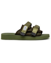 Suicoke Slippers - - Heren - Groen