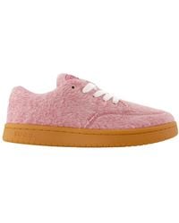 KENZO - Schoenen ,Roze ,Wol Wol Dome Lage Sneakers - Lyst