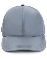 Prada - Accessoires ,Blauw ,Nylon Re-Nylon Baseball Cap - Lyst
