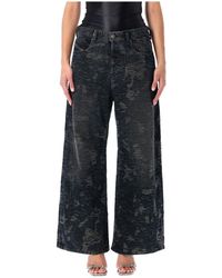 DIESEL - Wide Jeans - Lyst