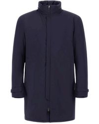 Herno - Single-Breasted Coats - Lyst