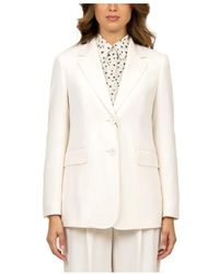 Max Mara - Butter Cady Single-Breasted Jasje - Lyst