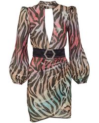 Philipp Plein - Short Dress Jungle - Lyst