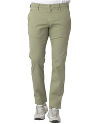 Jacob Cohen - Broeken ,Groen ,Katoen Groene Chino Broek Bobby Stijl - Lyst