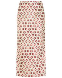 Etro - Polyester long skirt - Lyst