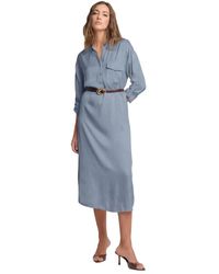 Kocca - Chic Overhemdjurk Tot Halverwege De Kuit - Lyst