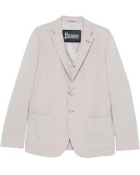 Herno - Jassen ,Grijs ,Giacca Leggera - Lyst