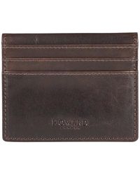 Howard London - Accessoires ,Bruin ,Leer Cardwallet Nort - Lyst