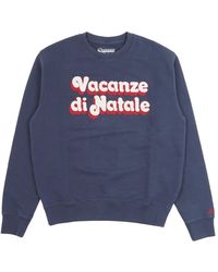 MC2 Saint Barth - Hoodies & Sweatvesten ,Blauw ,Katoen Soho Vacanze Logo 61 Sweatshirt - Lyst