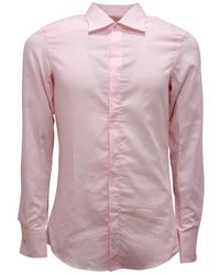 DSquared² - Overhemden ,Roze ,Italiaans Gemaakt Dean Overhemd - Lyst