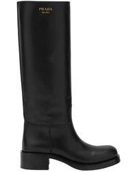Prada - Stivale Medio - Lyst
