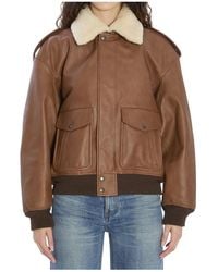 Saint Laurent - Leather Jackets - Lyst
