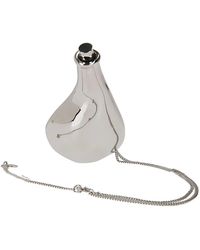 Courreges - Collana con pendente in argento - Lyst