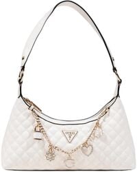 Guess - Gepolsterte Schultertasche Mit Reißverschluss - Lyst
