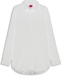 HUGO - Blouse Met Patroon - Lyst