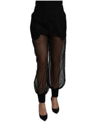 Dolce & Gabbana - Silk-Blend Pant - Lyst