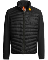 Parajumpers - Jassen ,Zwart ,Leer Jayden Hybrid Jacket - Lyst