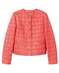 Twinset - Gepolsterte Jacke Mit Oval T-Muster - Lyst