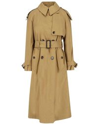 Burberry - Lange Canvas Fitzrovia Trenchcoat Met Warmer - Lyst
