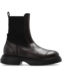Ganni - Botines con panel elástico - Lyst