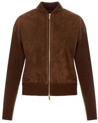 Max Mara - Jassen ,Bruin ,Bomber Jassen - Lyst