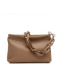 Gianni Chiarini - Lederclutch Mit Abnehmbarer Kette - Lyst