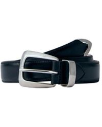 KHAITE - Accessoires ,Zwart ,Leer Gladleren Riem Met Zilveren Hardware - Lyst