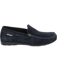 Mephisto - Blaue Wildleder Slip-On Schuhe - Lyst