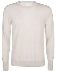 Eleventy - Merinowolle Rundhalsausschnitt Pullover - Lyst