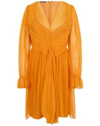 Alberta Ferretti - Short Dresses - Lyst