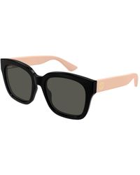 Gucci - Accessoires ,Zwart ,Square Frame Injection Zonnebril - Lyst