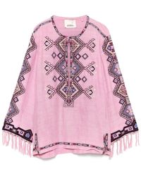 Isabel Marant - Rosa Zelda Top Für Frauen - Lyst