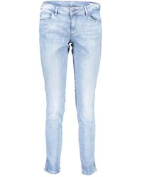 Guess - Jeans ,Blauw ,Denim Denim Skinny Mid Blauw Jeans - Lyst