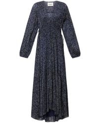 Isabel Marant - Kleedjes ,Zwart ,Briane Maxi Jurk - Lyst