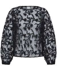 Ichi - Overhemden ,Zwart ,Blouses & Shirts - Lyst
