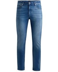 BOSS - Delaware Slim-Fit Jeans - Lyst
