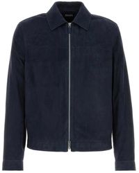ZEGNA - Leather Jackets - Lyst