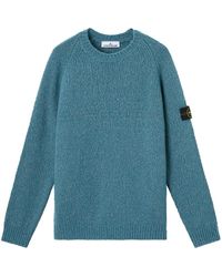 Stone Island - Round-Neck Knitwear - Lyst