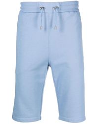 Balmain - Pantalones cortos de deporte con logo afelpado - Lyst