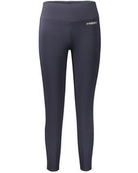 Freddy - Broeken ,Blauw ,Straight Broeken - Lyst