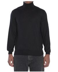 Saint Laurent - Truien & Vesten ,Zwart ,Wol Coltrui - Lyst