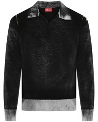 DIESEL - V-Neck Knitwear - Lyst