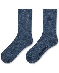 Axel Arigato - Ondergoed ,Blauw ,Katoen Mélange Tube Socks - Lyst