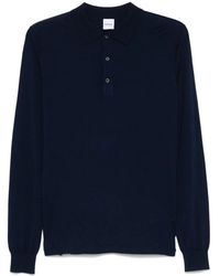 Aspesi - Merino Wol Lange Mouwen Polo - Lyst