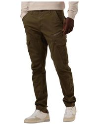 PME LEGEND - Groene Cargo Stretch Twill Broek - Lyst